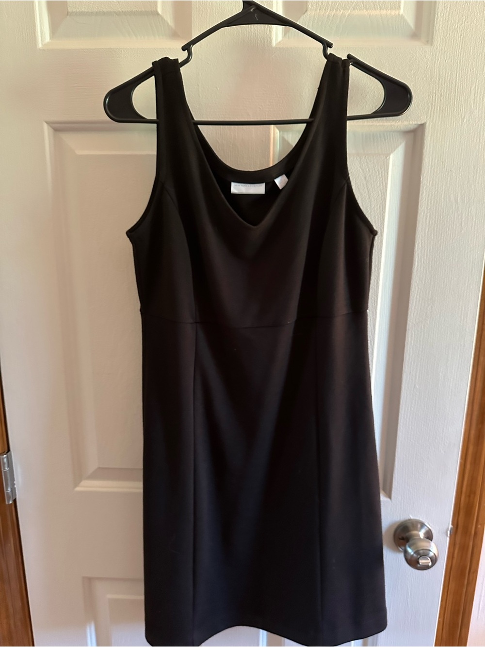 New York & Company Black Sleeveless Mini Dress